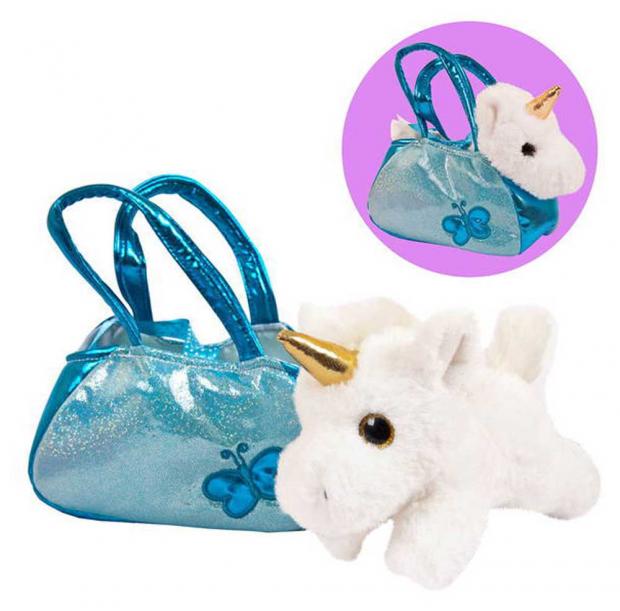 

Мягкая игрушка Abtoys Животные в сумочках Единорог, 16 см