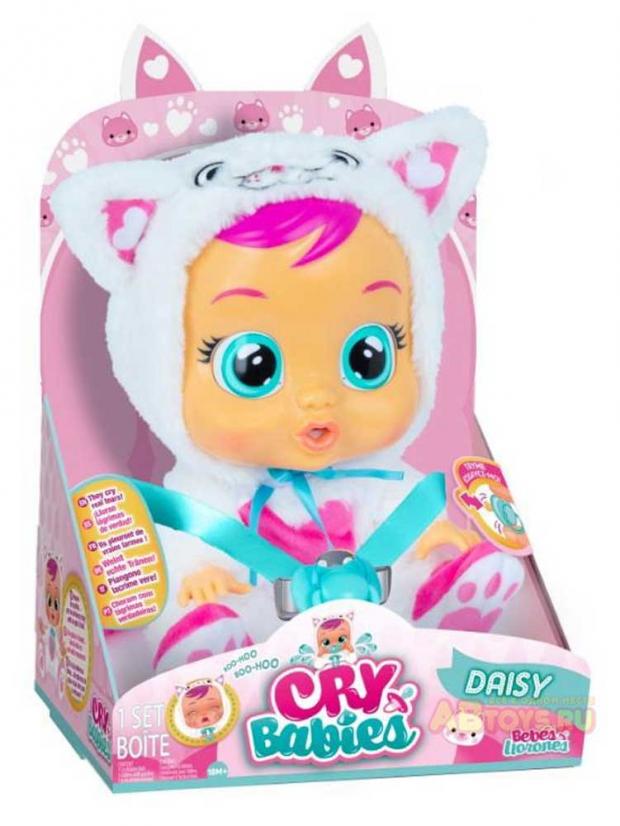 

Интерактивная игрушка IMC Toys 91658 Cry Babies Плачущий младенец Daisy, 31 см