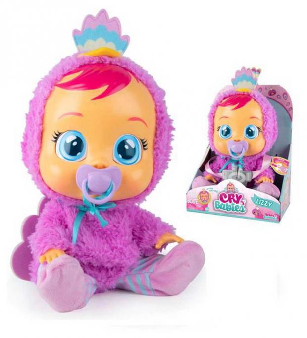 

Интерактивная игрушка IMC Toys 91665 Cry Babies Кукла Плачущий младенец Lizzy, 31 см