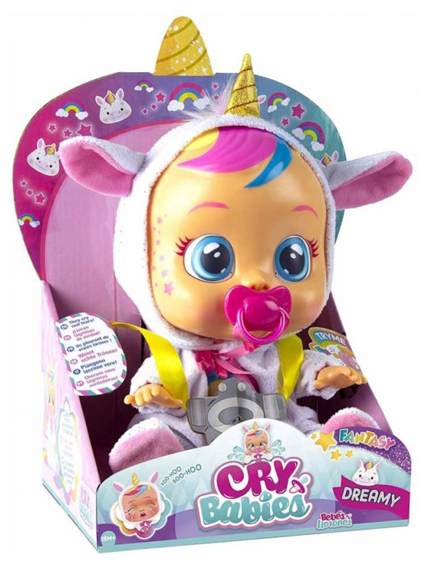 

Интерактивная игрушка IMC Toys 99180 Cry Babies Кукла Плачущий младенец Dreamy, 31 см