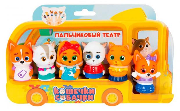 

Пальчиковый театр «Кошечки-Собачки» 6 фигурок