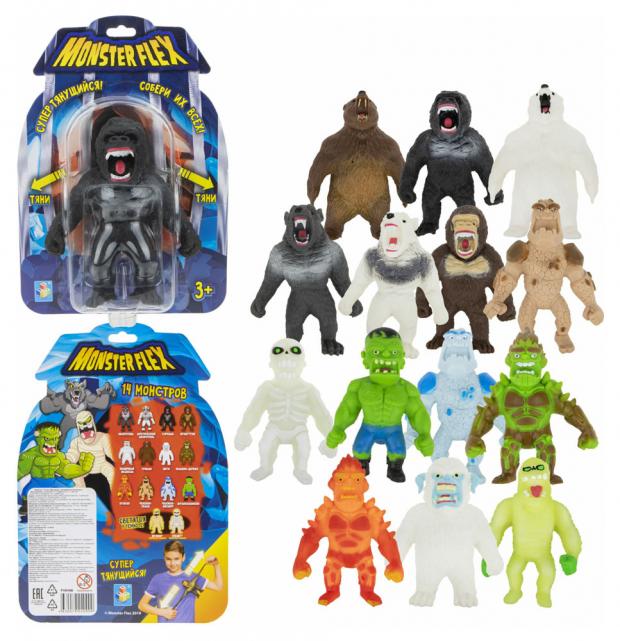 

Фигурки 1Toy тянущиеся Monster Flex, 15 см