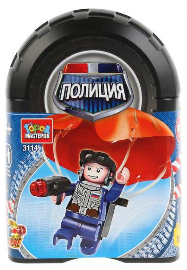 

Конструктор «Город Мастеров» Полиция с фигуркой в банке