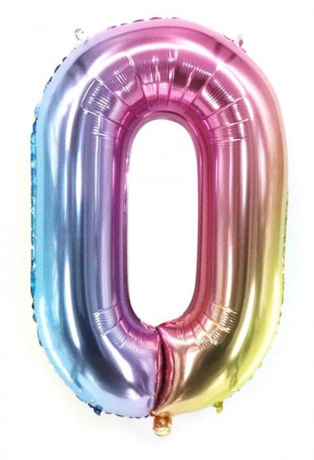 Шар Фольгированный Цифра 0 57₽