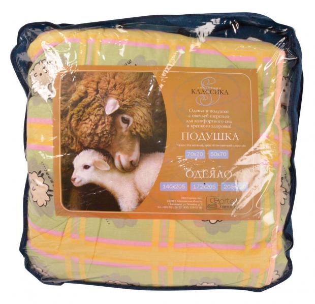 Одеяло 2-спальное Sortex шерсть 172х205 см 1662₽