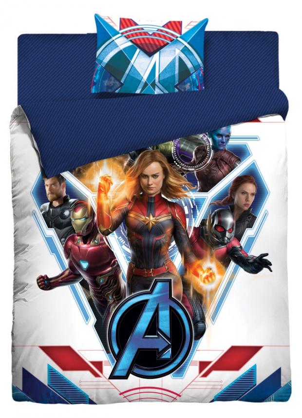 

Комплект постельного белья 1,5-спальный Marvel Мстители 1 ранфорс