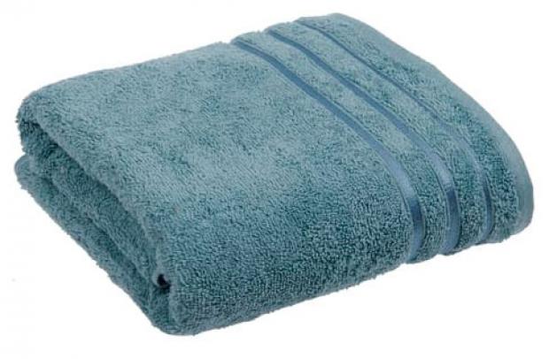 

Полотенце Actuel махровое серо-голубое, 70х140 см