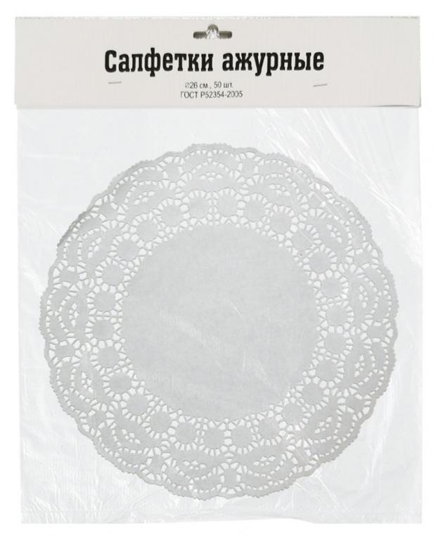 

Салфетки бумажные 1-слойные Vitto ажурные 26 см, 50 шт