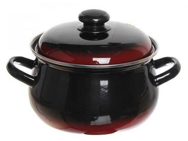 Кастрюля Лысьвенские эмали Южанка для индукционных плит 45 л 692₽