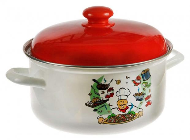 

Кастрюля-сотейник «Лысьвенские эмали» Повар, 3 л