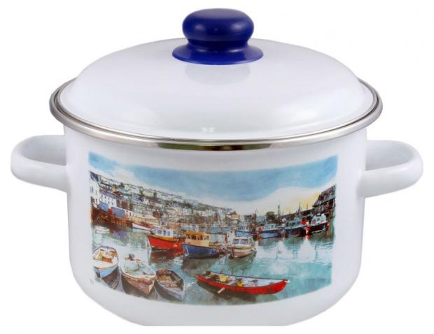 Кастрюля Appetite Романтика эмалированная для индукционных плит 55 л 852₽