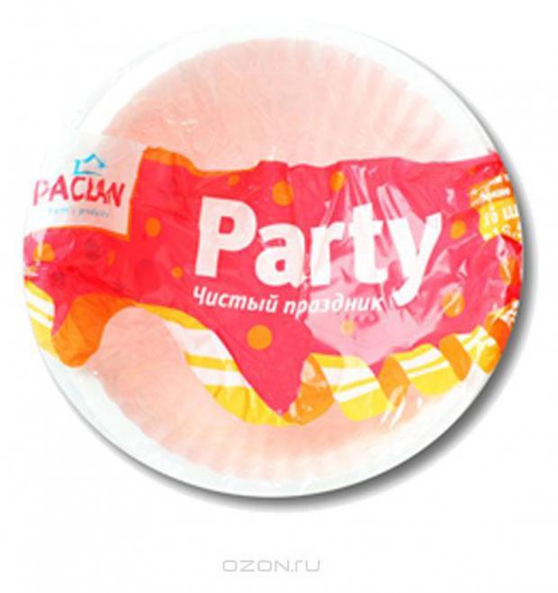 Набор одноразовых салатников Paclan Party 18,5 см, 6 шт