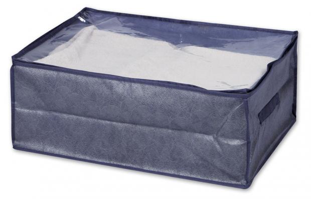 

Кофр для хранения Hausmann Blue line синий, 60x45x25 см