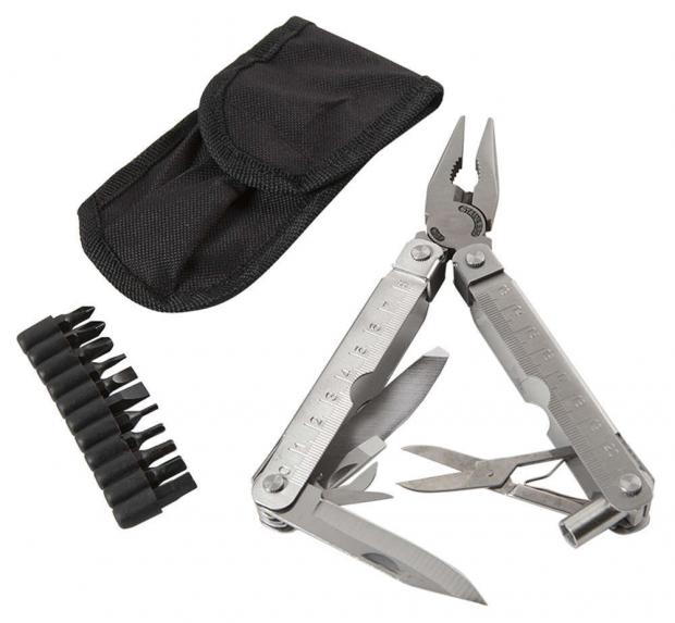 Мультитул Remiling Multitools со сменными битами 25 функций, 18х6,5 см