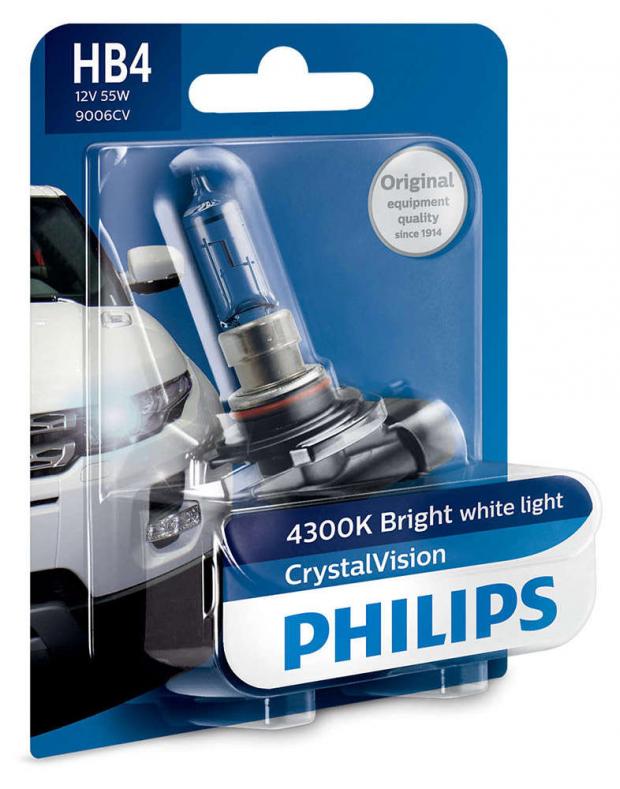 

Лампа галогенная Philips Crystal Vision HB4 12V- 55W P22d