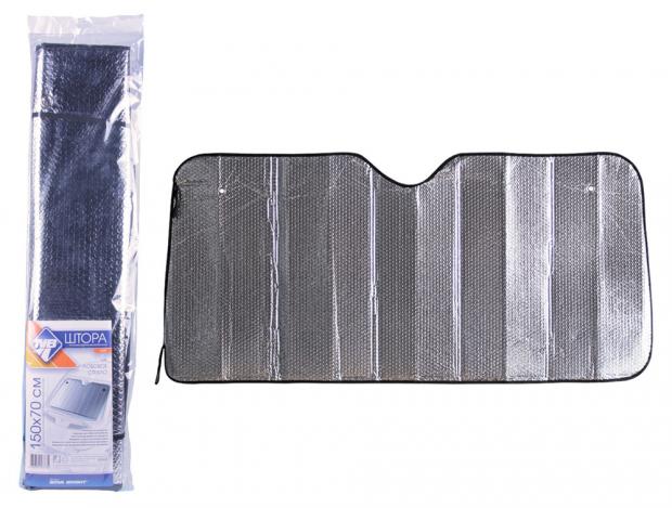 

Штора солнцезащитная Nova Bright металлизированная серебро, 150х80 см