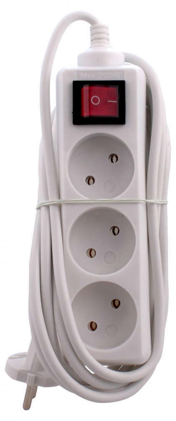 Удлинитель Старт без заземления с выключателем 3 гнезда 3 м 350₽