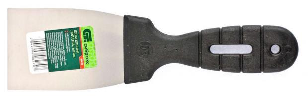 Шпательная лопатка «СибрТех» пластмассовая ручка, 60 мм
