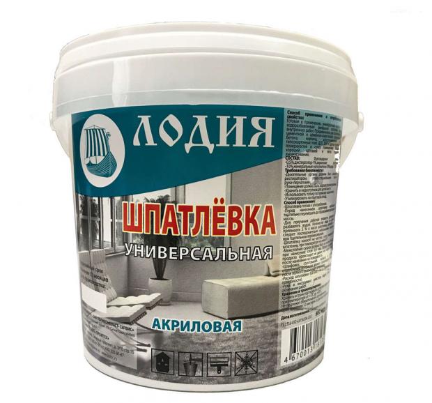 

Шпатлевка «Лодия» универсальная, 1,4 кг