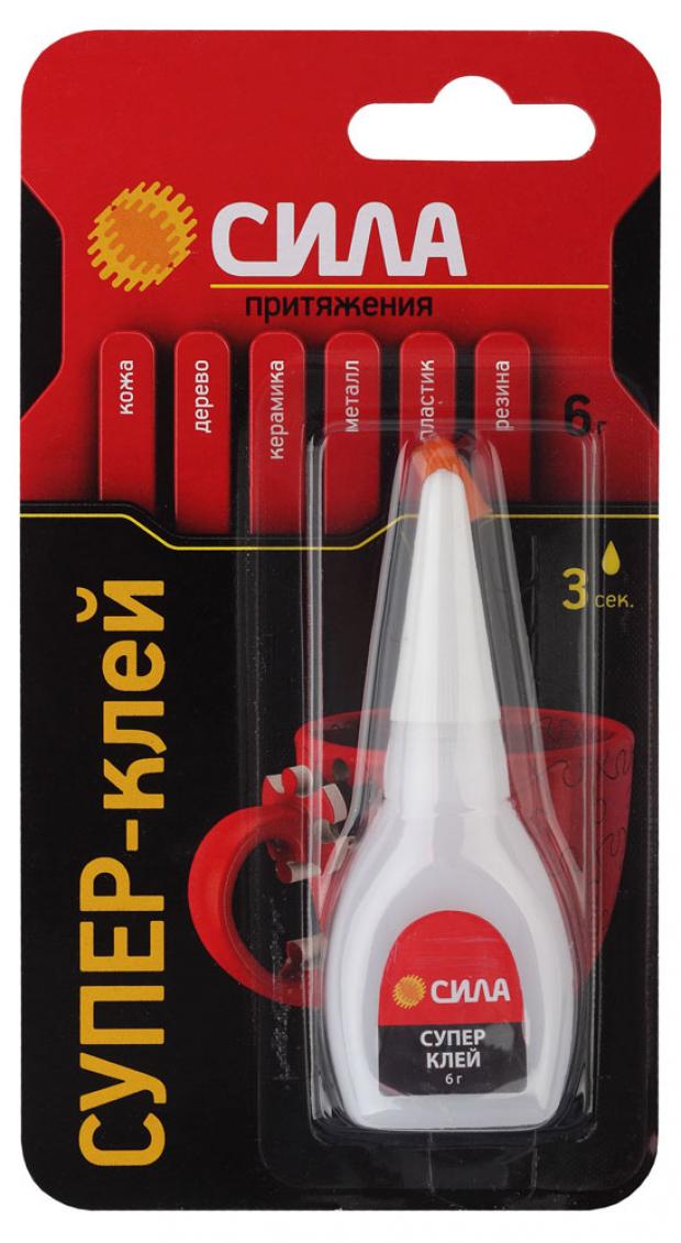 Супер-клей Сила SSBL1-6 6 г 43₽