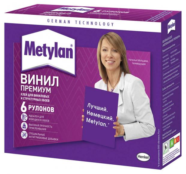 Клей обойный Metylan винил премиум 200 г 152₽
