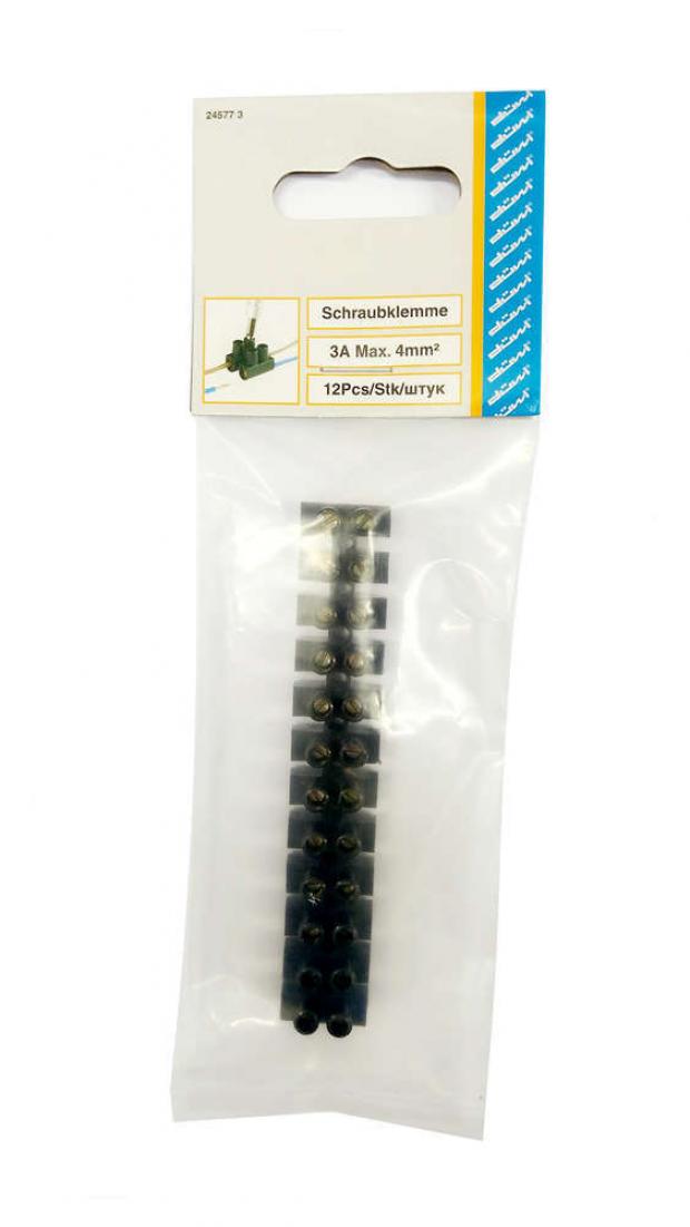 Клемма винтовая duwi Терминал 12-полюсная для провода 25 мм2 1 шт 55₽