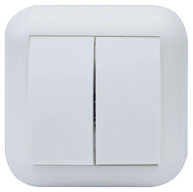 Выключатель duwi Basis скрытой проводки 2 клавиши 64₽