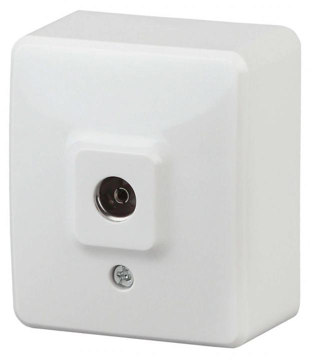 Розетка TV Эра одиночная 11-3201-01 ОУ IP20 белый 173₽