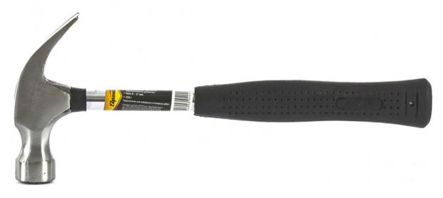 Молоток-гвоздодер Sparta 450 г боек 27 мм 306₽