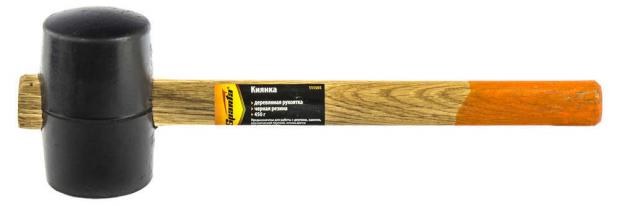 

Киянка резиновая SPARTA черная резина, 450 г