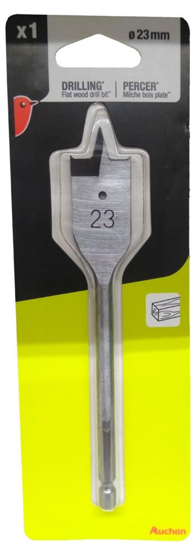 

Сверло по дереву Auchan Красная Птица плоское, 23 мм