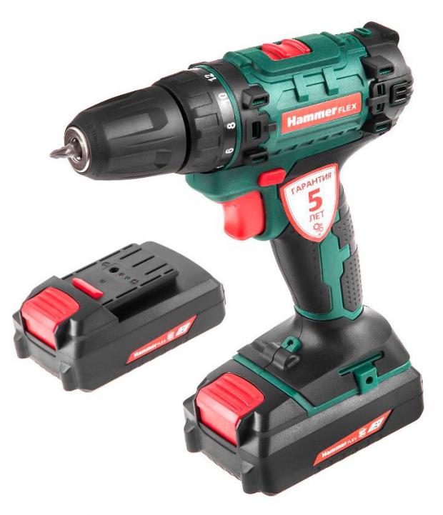 

Дрель-шуруповерт Hammer Flex ACD180Li