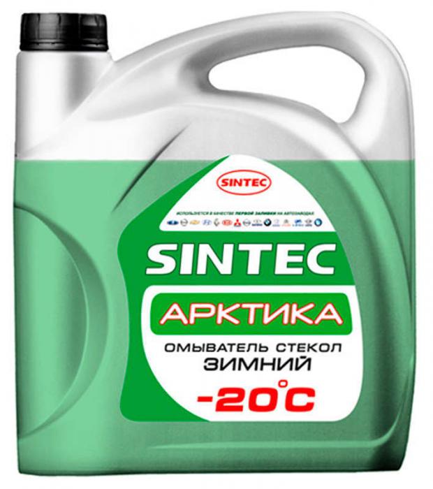 Жидкость стеклоомывателя Sintec «Арктика» -20°C, 4 л