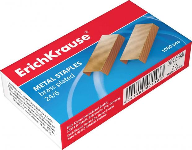 Скобы для степлера Erich Krause 246 1000 шт 29₽