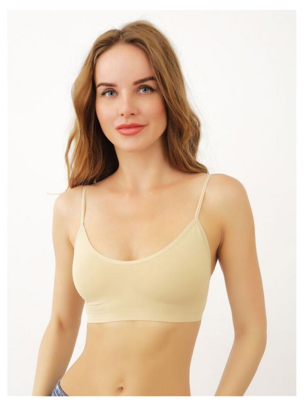 

Топ женский SeamlessFLEX бежевый, р.4-L/XL