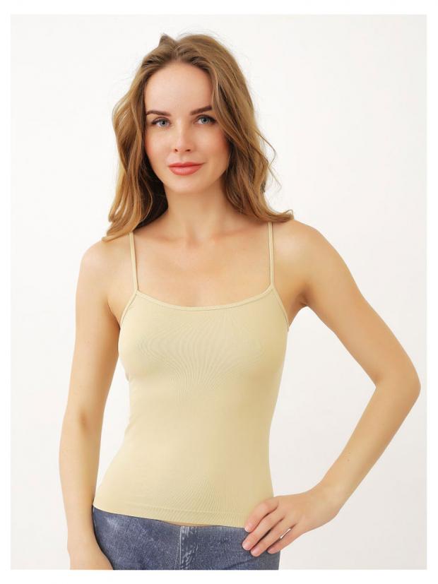 

Майка женская SeamlessFLEX Canotta бежевая, р.3-M/L