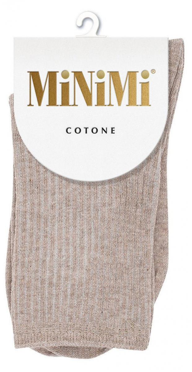 

Носки женские MiNiMi Cotone 1203 бежевые, размер 39/41