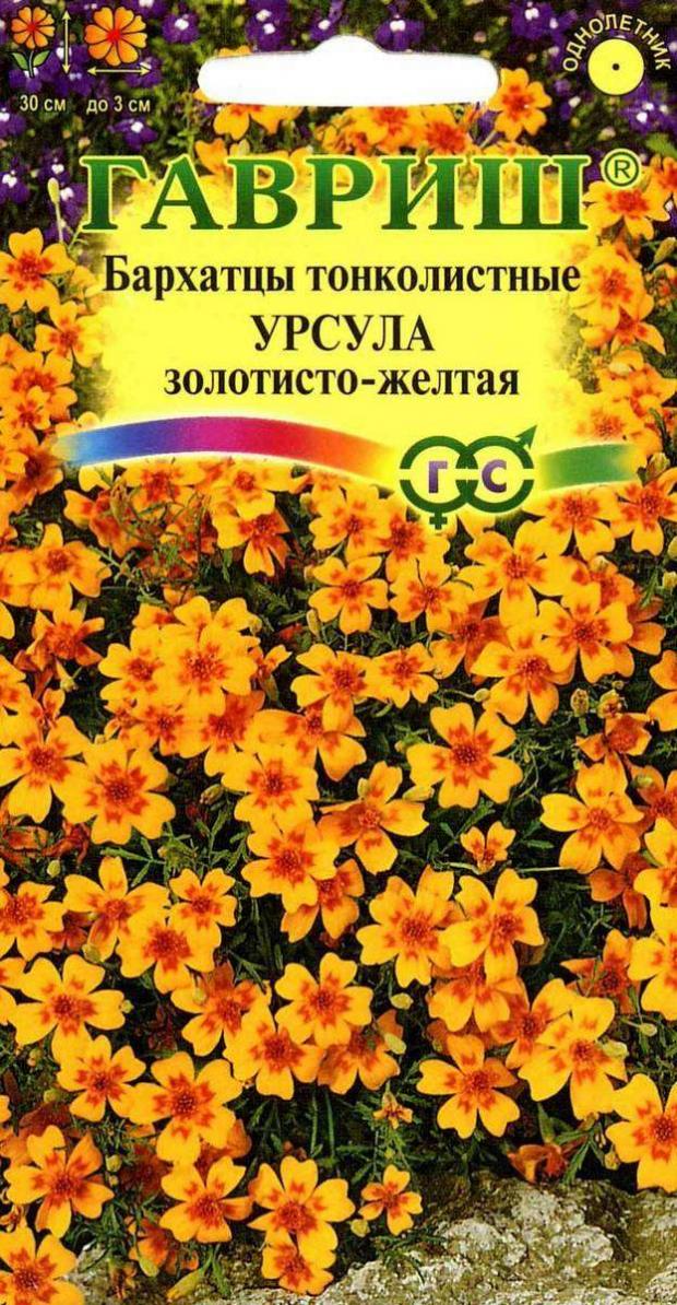 

Семена Бархатцы «Гавриш» Урсула, 0.05 г