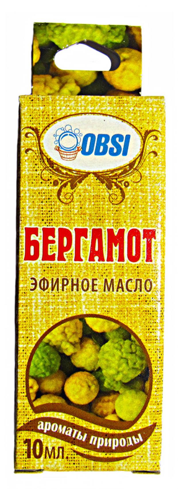 Масло эфирное OBSI Бергамот 10 мл 77₽
