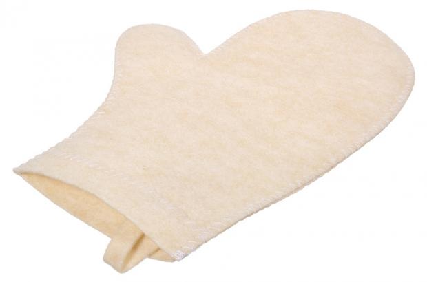 Рукавица Банные штучки белая 57₽