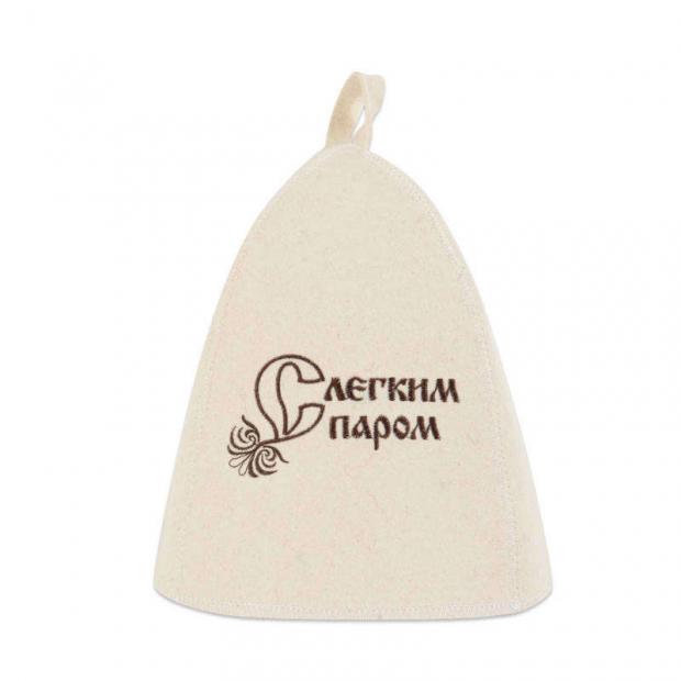 Шапка Невский банщик Классика фетровая белая 159₽