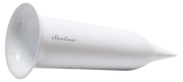 Горшок Santino Ritual белый Ø10.2 см, 0.65 л
