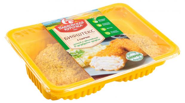 

Бифштекс куриный «Павловская курочка» с сыром охлажденный, 440 г