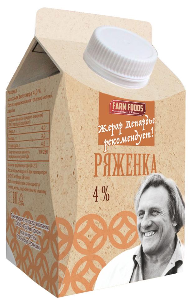 

Ряженка «Жерар Депардье рекомендует!» 4%, 500 г