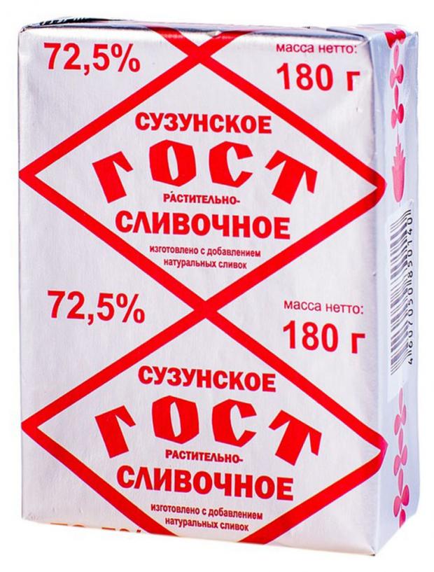 

Масло сливочное «Сузунское» растительное 72,5%, 180 г