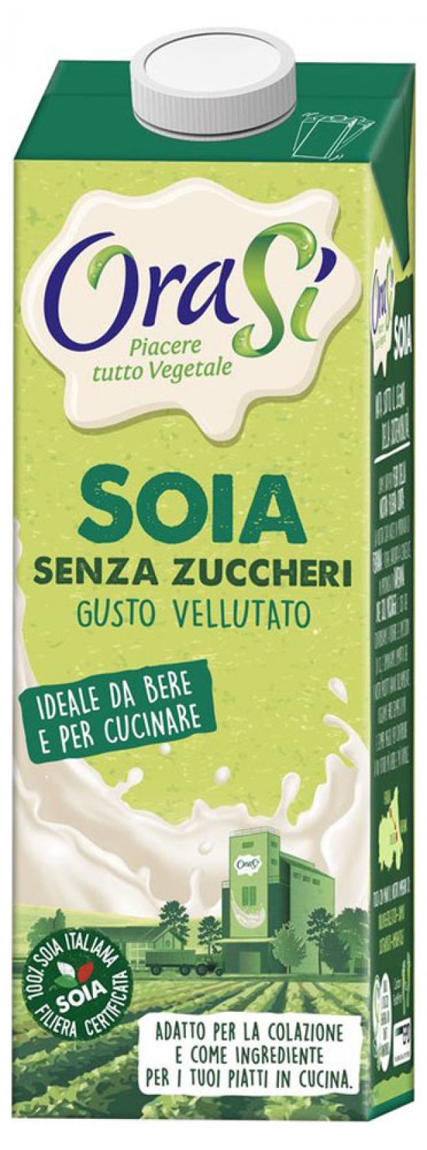 

Напиток растительный OraSi Soia Senza Zuccheri соевый без сахара, 1 л