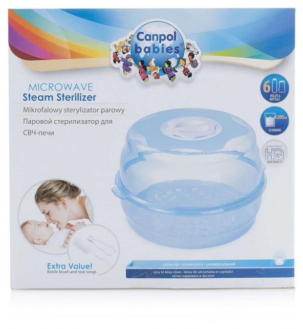

Стерилизатор паровой Canpol Babies для микроволновой печи, 1 шт