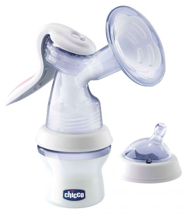 

Молокоотсос ручной Chicco Natural Feeling с бутылочкой, 1 шт