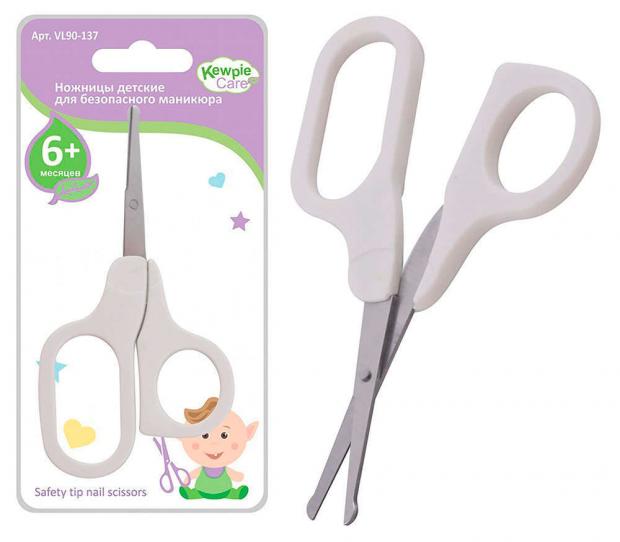 

Ножницы маникюрные Kewpie Care детские для безопасного маникюра, 1 шт