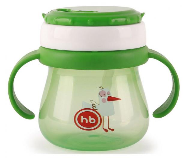 Поильник Happy Baby с трубочкой и ручками 250 мл 270₽